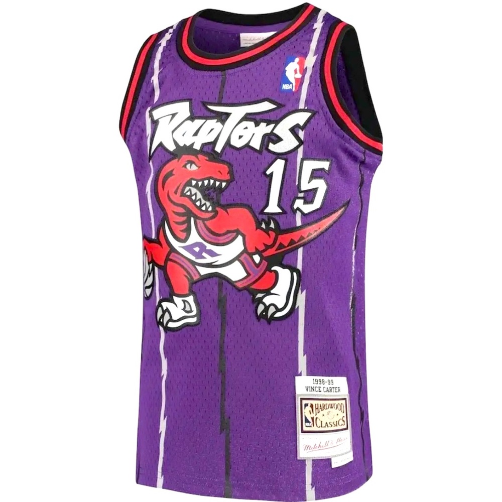 Men's Toronto Raptors Vince Carter Mitchell & Ness Purple 1998-99 Hardwood
